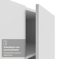 Guarda-roupa Modulado 2 Portas 2 Gavetas 4 Prateleiras Branco Neo Madesa - 8