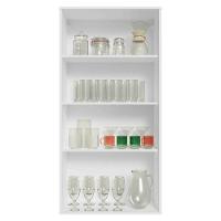 Cristaleira Suspensa 70 Cm 2 Portas De Vidro Branco-verde Vik Madesa - 5