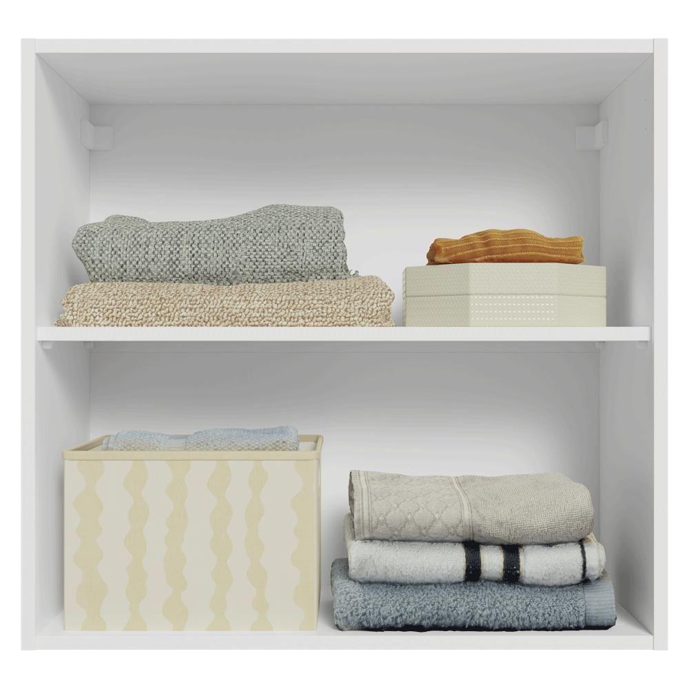 Armário Aéreo Para Quarto 70 Cm 2 Portas Branco Neo Madesa - 4