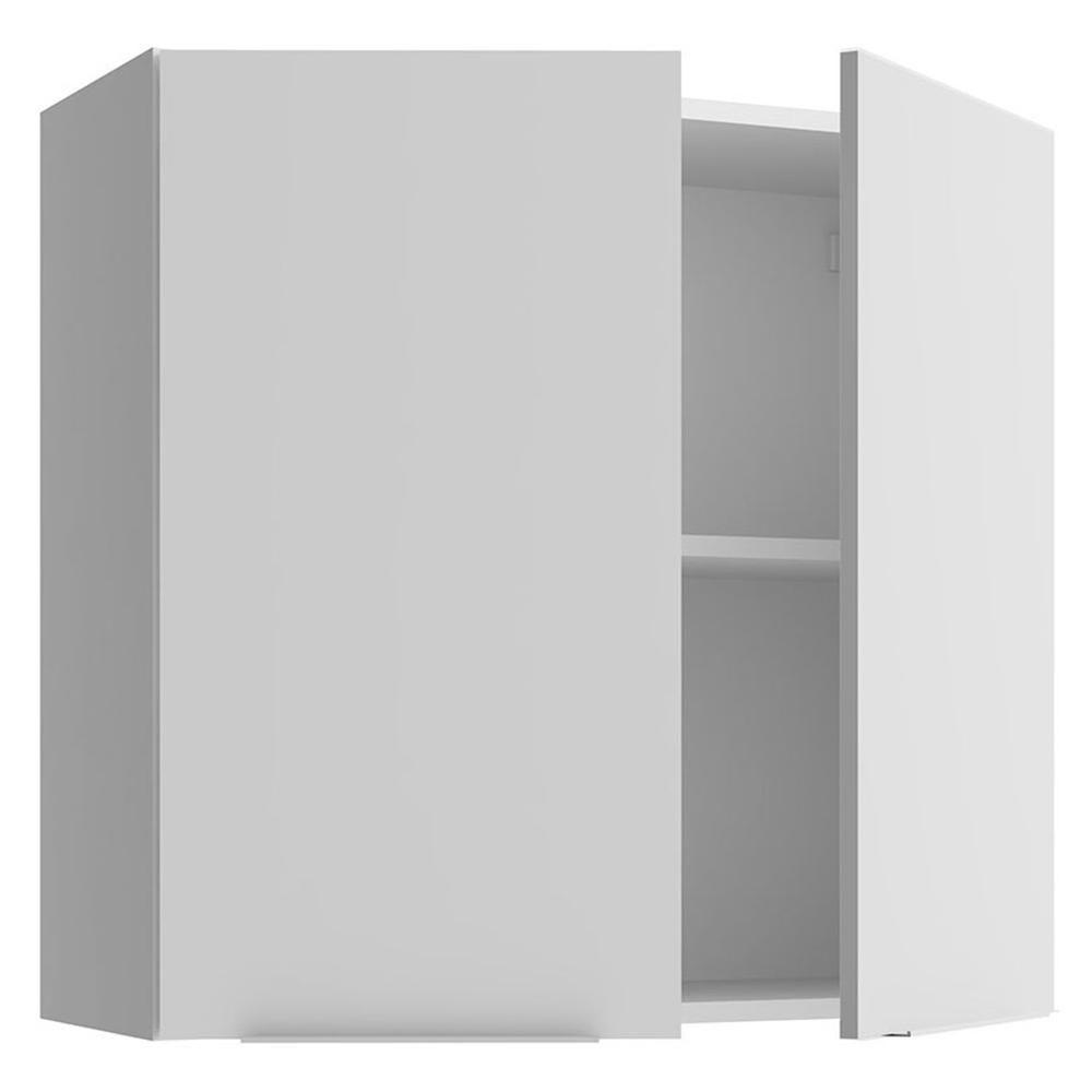 Armário Aéreo Para Quarto 70 Cm 2 Portas Branco Neo Madesa - 6