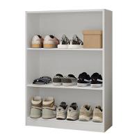 Estante Sapateira 3 Prateleiras Sem Portas Branco Madesa - 2