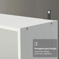 Estante Sapateira 3 Prateleiras Sem Portas Branco Madesa - 5