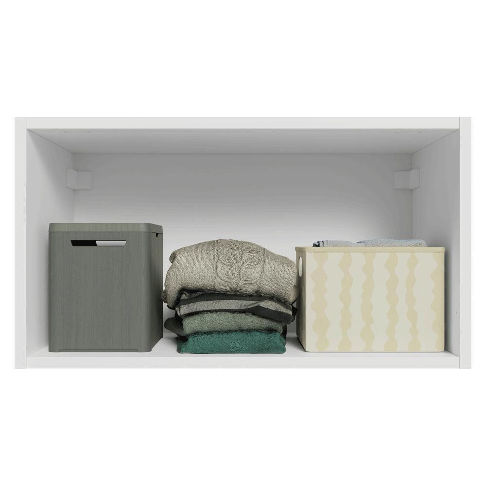 Armário Aéreo Para Quarto 60 Cm 1 Porta Basculante Branco Neo Madesa - 4