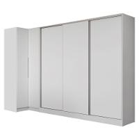 Guarda-roupa Modulado Neo + Guarda-roupa Royale 3 Portas De Correr Branco Madesa - 2