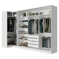 Guarda-roupa Modulado Neo + Guarda-roupa Royale 3 Portas De Correr Branco Madesa - 5