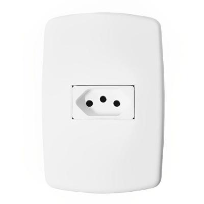 Tomada Universal 2p+t 20a Com Placa - Dc-8100-26 - Dicompel