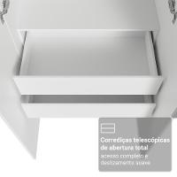 Guarda-roupa Modulado De Canto 310 Cm 5 Portas 2 Gavetas Branco Neo Madesa 02 - 8
