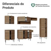 Armário De Cozinha Completa 293cm Rustic Emilly Madesa 011
