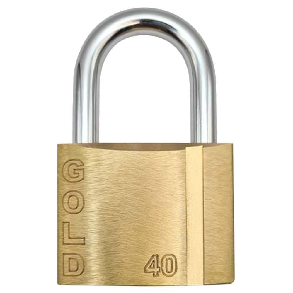 Cadeado Latão 40mm - Gcc2n0005 - Gold Cadeado Latao 40mm - Gcc2n0005 - Gold - 1