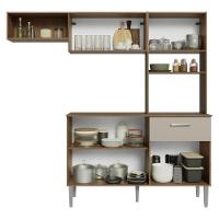 Armário De Cozinha Compacta 196cm Rustic-crema Aura Madesa - 5