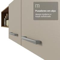 Armário De Cozinha Compacta 196cm Rustic-crema Aura Madesa - 8