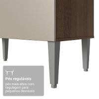 Armário De Cozinha Compacta 196cm Rustic-crema Aura Madesa - 9