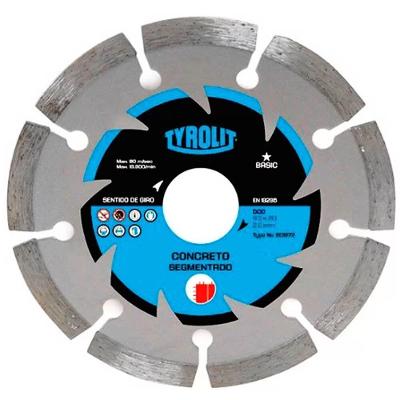 Disco Diamantado 1a1r Basic 110x20mm Segmentado - 609172 - Tyrolit