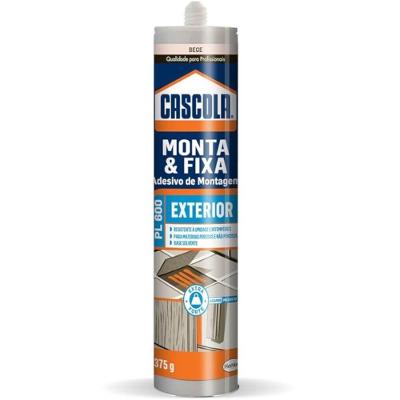 Cascola Monta E Fixa Pl600 375 Gramas- 1406641 - Cascola Cascola Monta E Fixa Pl 600 375g Alba