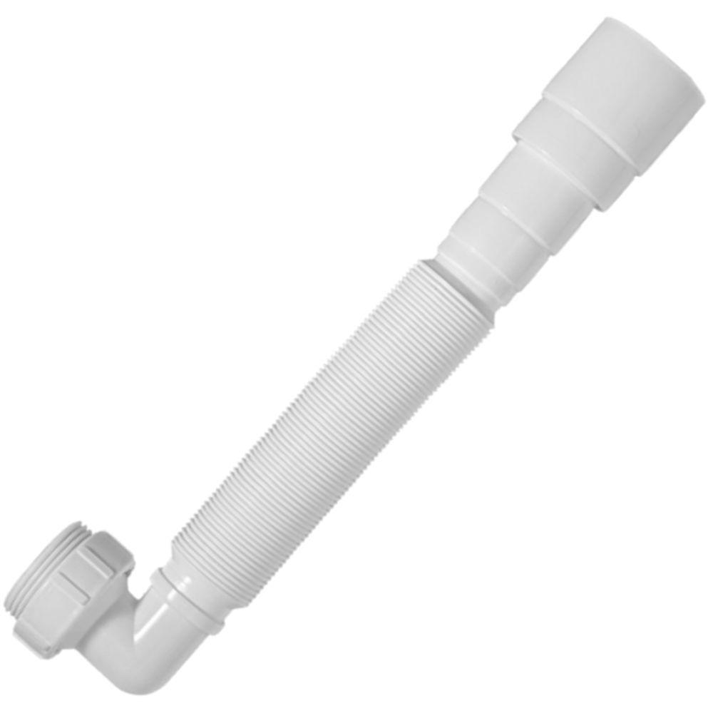 Sifão Tubo Extensivo Com Joelho 90 Graus 1.1-4x7-8 - 030124-41 - Blukit Sifao Tubo Ext.joelho 90 Graus 1.1-4x7-8 - 1