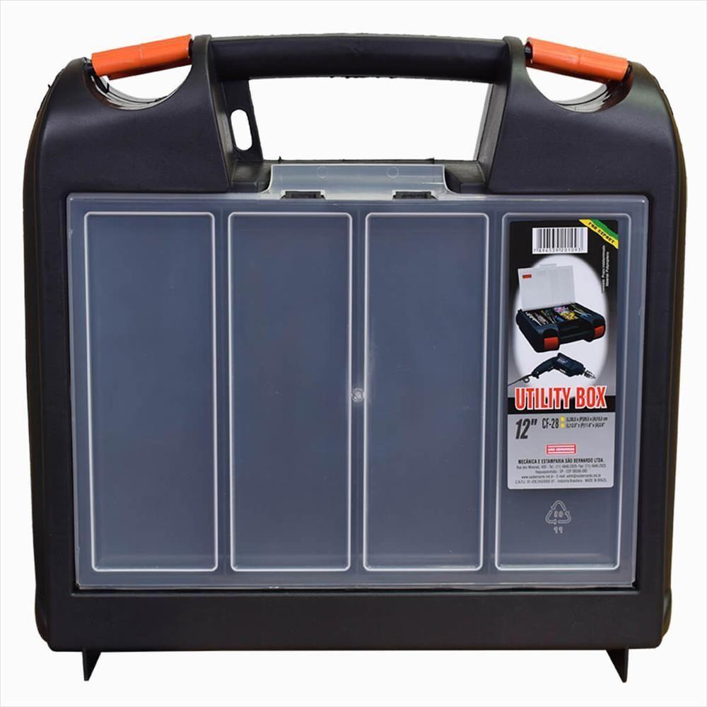 Caixa Para Furadeira Com Organizador - Cf-28 - São Bernardo Caixa P-furadeira C-organizador Cf-28 Sao Bernardo - 1