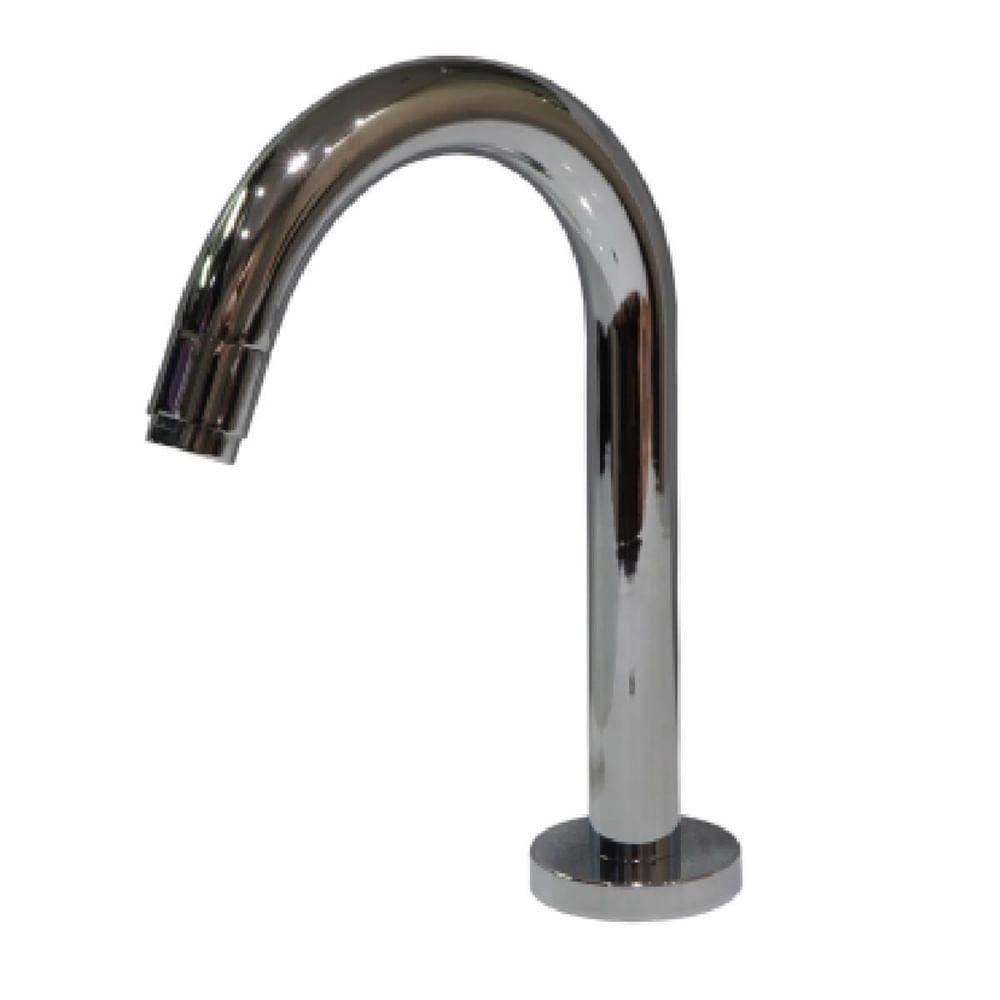Torneira De Mesa Baixa Tubo Redondo 23mm Modelo J Cromada 1240 - 772196 - Stoc - 1