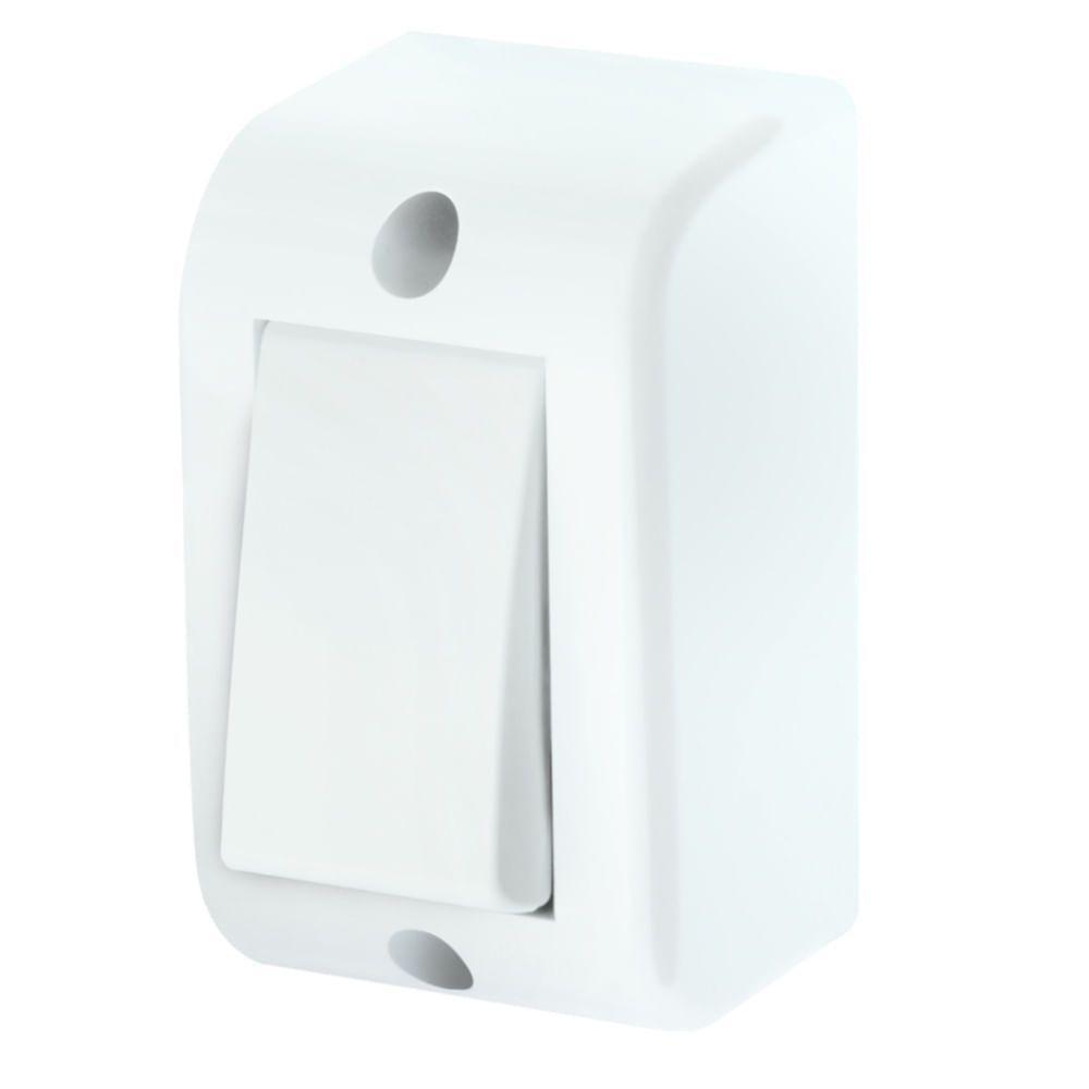 Interruptor Simples 16a 250 Volts Nova Sobrepor - 2541 - Fame Interrp. Simples 16a Sobrepor Fame 2541 - 1