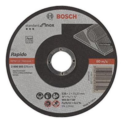 Disco Corte Para Inox 125mm Grão 60 - 2608.603.171-000 - Bosch Disco Corte P-inox 125mm Gr.60 Bosch