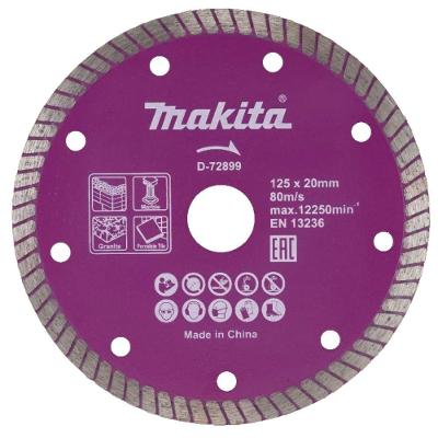 Disco Diamantado Multimateriais 125x20x8mm - D-72899 - Makita Disco Diamantado Multimateriais 125mm D-72899