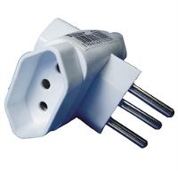 Adaptador Universal 2p+t - 7022 - Key West Adaptador Universal 2pinos-1terra Key We 7022. - 1