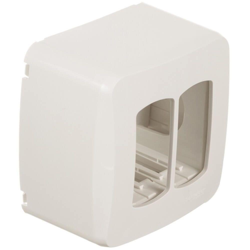 Caixa De Sobrepor Para 2 Módulos Miluz - S3b76020 - Schneider Caixa De Sobrepor Para 2 Modulo Schneide - 1