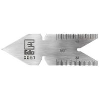 Calibre De ângulo Tipo Escantilhão De 60 Graus - 4wv-1 - Eda Escantilhão De 60 Graus - 4wv-1 - Eda - 1