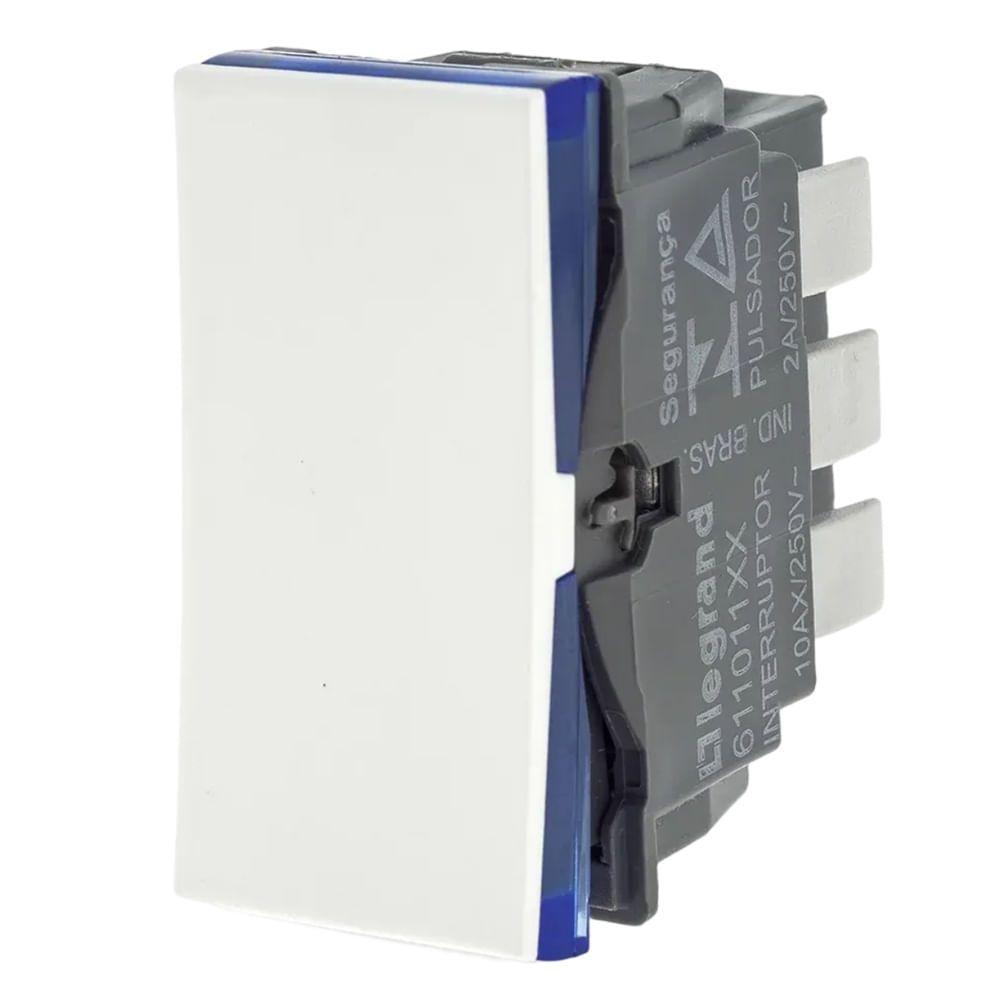 Interruptor Paralelo De 10 Ampères 250 Volts Automático 1m Branco - 611011bc - Pial Plus - 1