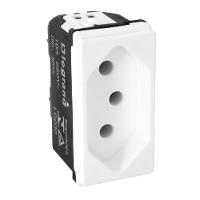 Tomada 2p+t 10 Ampères - Lg030 - Pial Tomada 2p + T 10a Pial Pop - Lg030 - Pial - 2