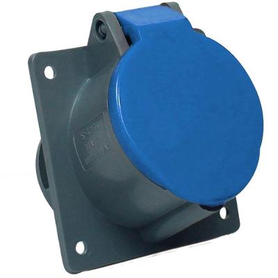 Tomada De Embutir 3p+t 32a 220-240v - S4249 - Steck Tom Embut.3p+t32a 220-240v S-4249 Steck