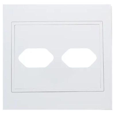 Placa 2 Tomadas 4x4 Com Suporte - Rvb-1300-58 - Ravenna