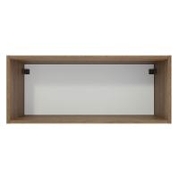 Armário Aéreo 80 Cm Nicho Aberto Para Cozinhas Lux, Glamy, Agata, Stella Rustic Madesa Rustic Rustic - 3