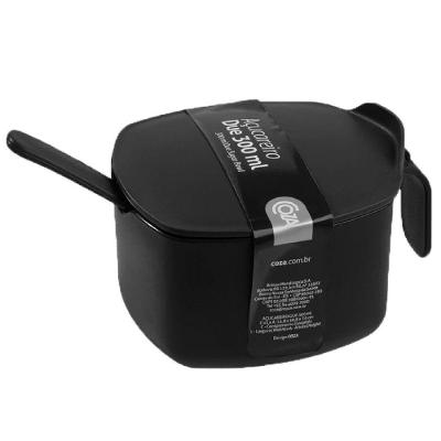 Açucareiro Due Casual 300ml Preto - 10580-0008 - Coza