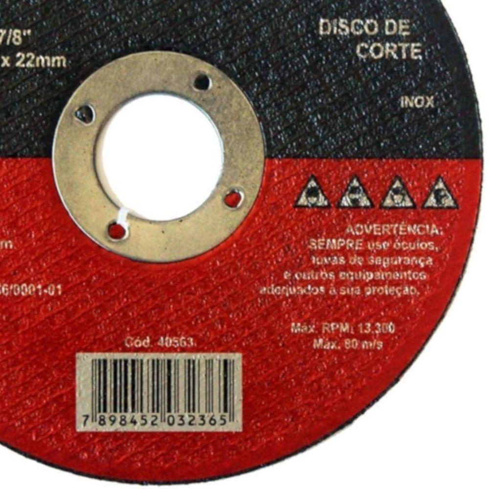 Disco De Corte Inox 4.1-2"" X 7-8"" - 40563 - Htom Disco De Corte Inox 4.1-2" X 1" X 7-8" - 40563 - Htom - 3
