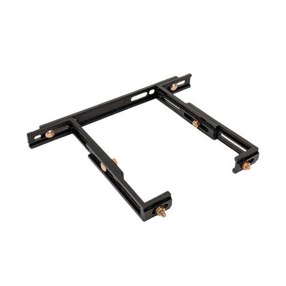 Abraçadeira Para Poste Plástica Regulável 19x24,7cm - Par - Policarbonato - Preta - 1