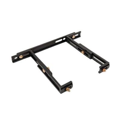 Abraçadeira Para Poste Plástica Regulável 19x24,7cm - Par - Policarbonato - Preta