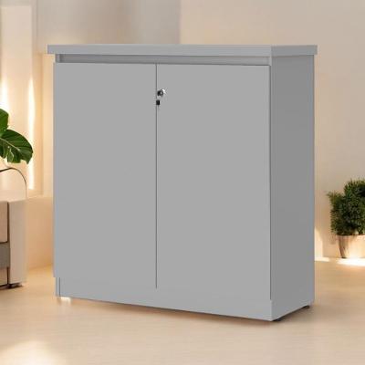 Armário Balcão 02 Portas Doubler Cinza