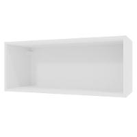 Armário Aéreo Para Quarto 80 Cm Nicho Aberto Branco Neo Madesa - 1