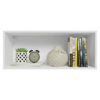 Armário Aéreo Para Quarto 80 Cm Nicho Aberto Branco Neo Madesa