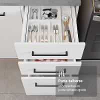 Armário De Cozinha Completa 270cm Branco Agata Madesa 11 - 8