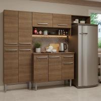 Armário De Cozinha Completa 229cm Rustic Emilly Madesa 016 - 1
