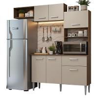 Armário De Cozinha Compacta 196cm Rustic-crema Aura Madesa 01 - 2