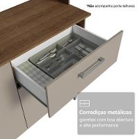 Armário De Cozinha Compacta 196cm Rustic-crema Aura Madesa 01 - 6