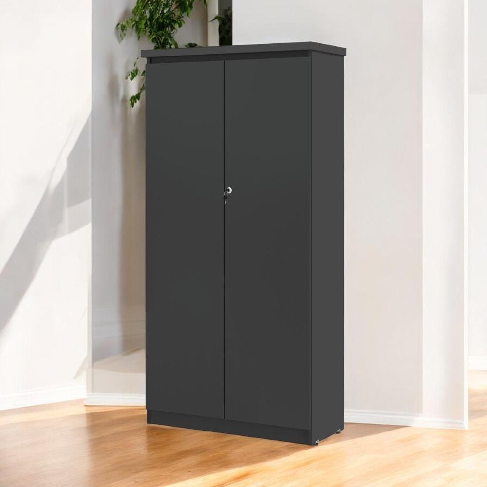 Armário Multiuso 02 Portas Doubler Preto - 1