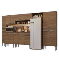 Armário De Cozinha Completa 325cm Rustic Emilly Madesa 07 - 2