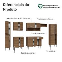 Armário De Cozinha Completa 325cm Rustic Emilly Madesa 07