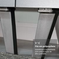 Armário De Cozinha Completa 280 Cm Cinza Nice Madesa 02 - 9