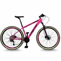 Bicicleta Aro 29 Cripto 24 Marchas Freios Disco E Suspensão Pneu Bege - 21 - 1