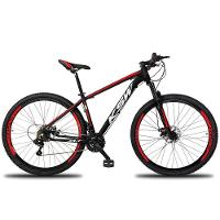 Bicicleta Aro 29 Ksw Xlt 24 Marchas Shimano E Freios A Disco - 15 Preto-vermelho E Branco - 1