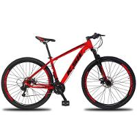 Bicicleta Aro 29 Ksw 27v Alivio, Freio Hidraulico, Trava E K7 - 21 Vermelho-preto - 1